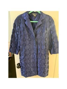 Per Se Women's Navy Dress Coat size 2